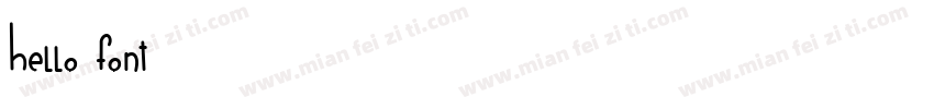 hello font 油漆字体转换